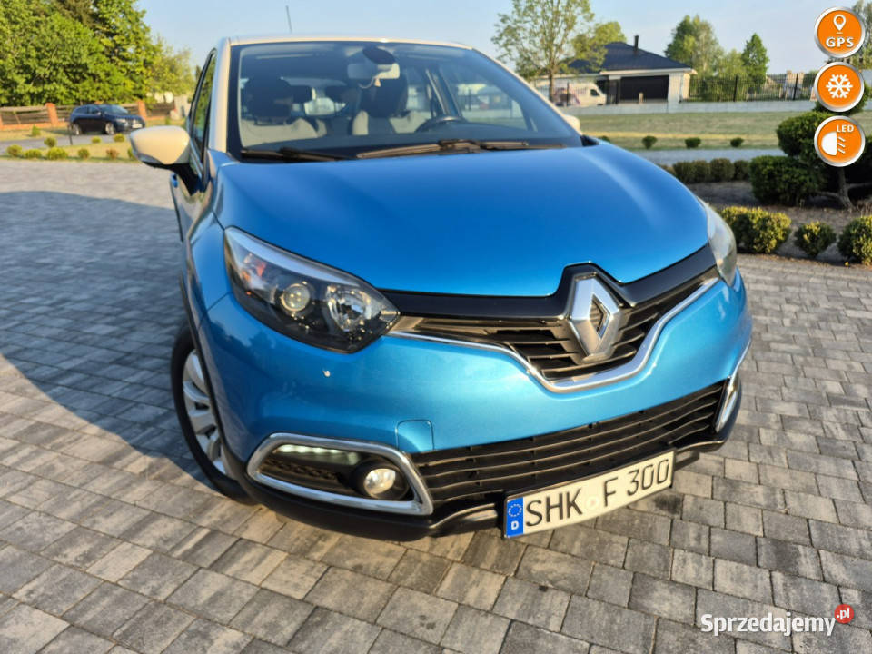 Renault Captur klimatyzacja bezwypadkowy Nowy Samochody osobowe lubelskie Drelów