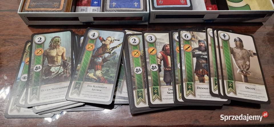 Wiedzmin karty gwint karty do gwinta 4 talie Augustów