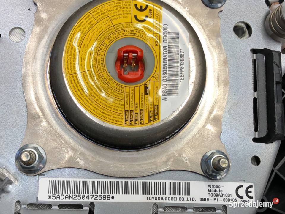 KOKPIT PODUSZKA PASAŻERA KIEROWCY TOYOTA AYGO II osobowe podkarpackie