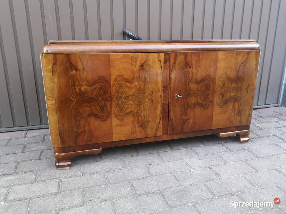 Komoda Niska ARTDECO Orzech RTV 110 Stara Antyk Swarzędz sprzedam