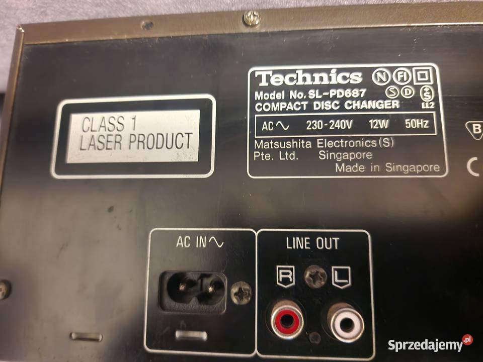 Odtwarzacz CD Technics SLPD687 Karuzela 5 płyt Olsztyn