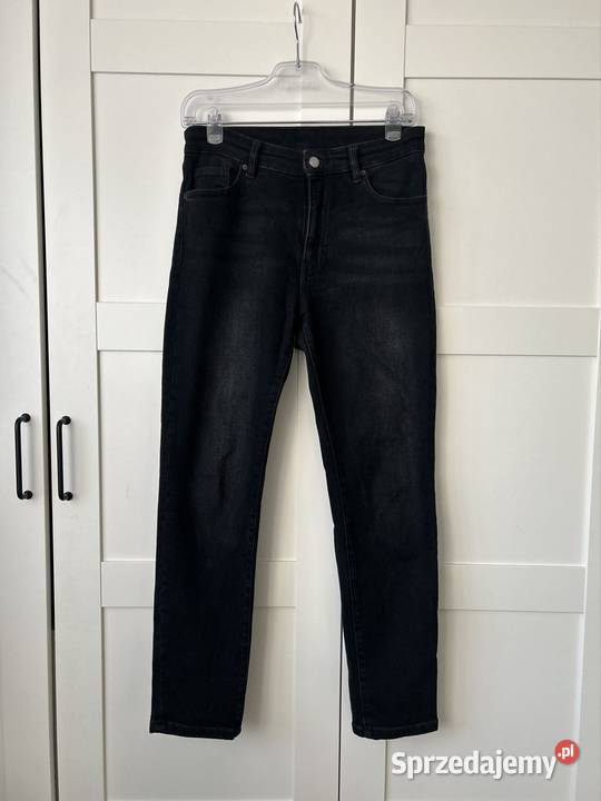 Jeansy Massimo Dutti 40 spodnie Massimo Dutti czarny Wyszków