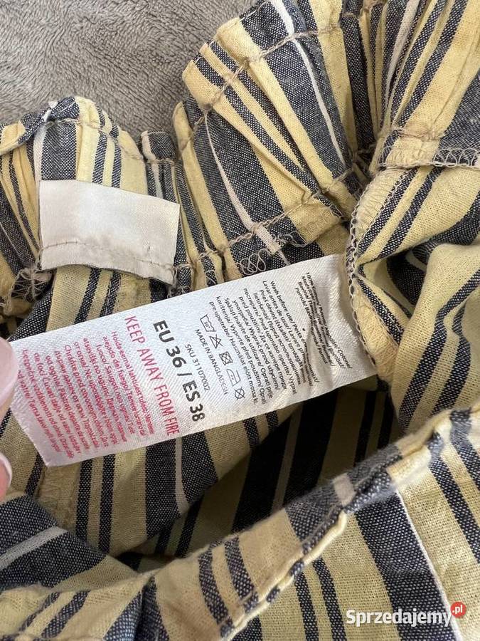 Krótkie spodenki szorty paperbag z wysokim podkarpackie Jasło