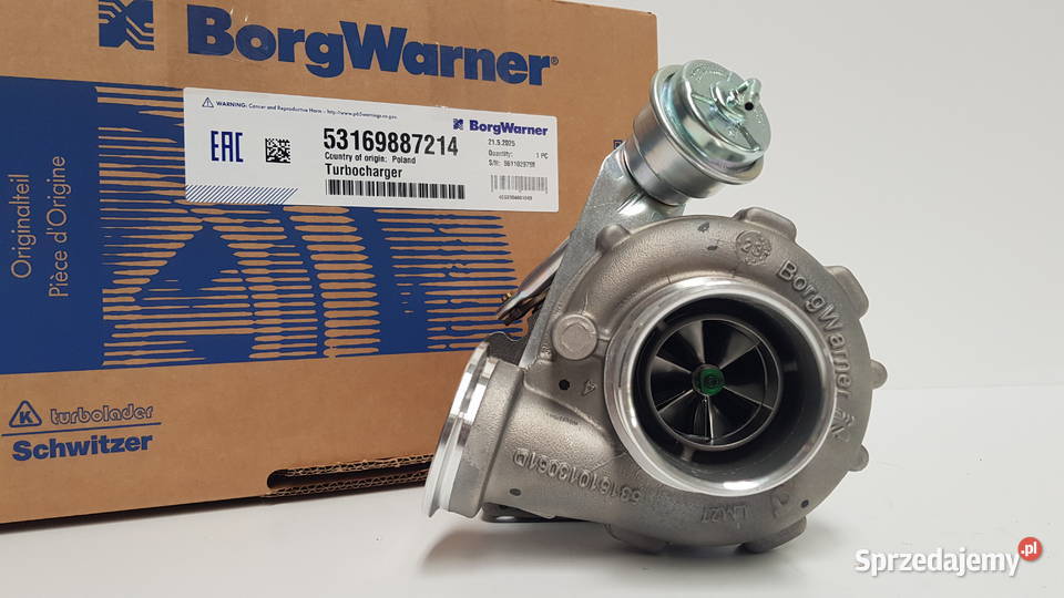 Turbosprężarka BorgWarner KKK 53169887214 Siedlce