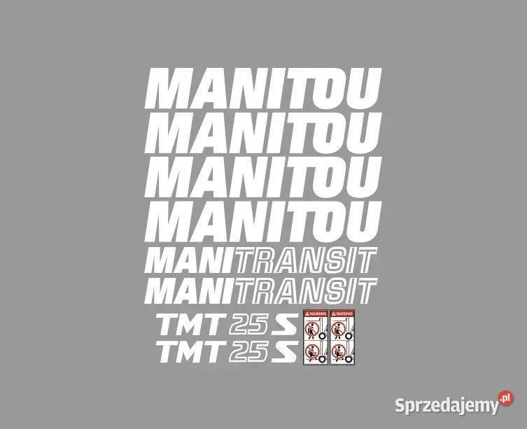 Naklejki oklejenie naklejka MANITOU TMT25S mazowieckie Janików