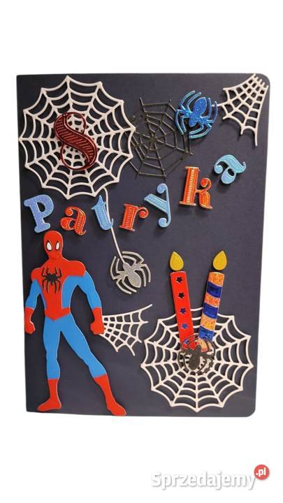 Kartka urodzinowa Spiderman Brzeziny