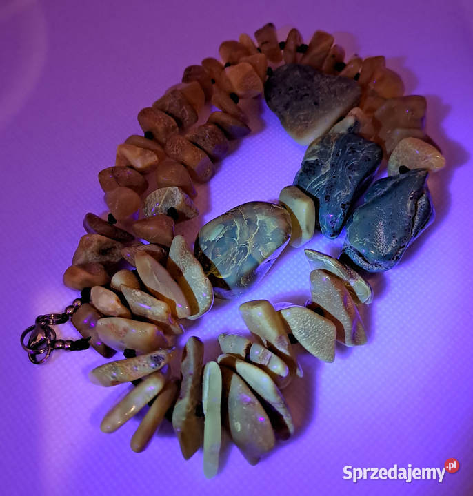 Korale z bursztynu bursztyn bałtycki mleczne z Warszawa sprzedam