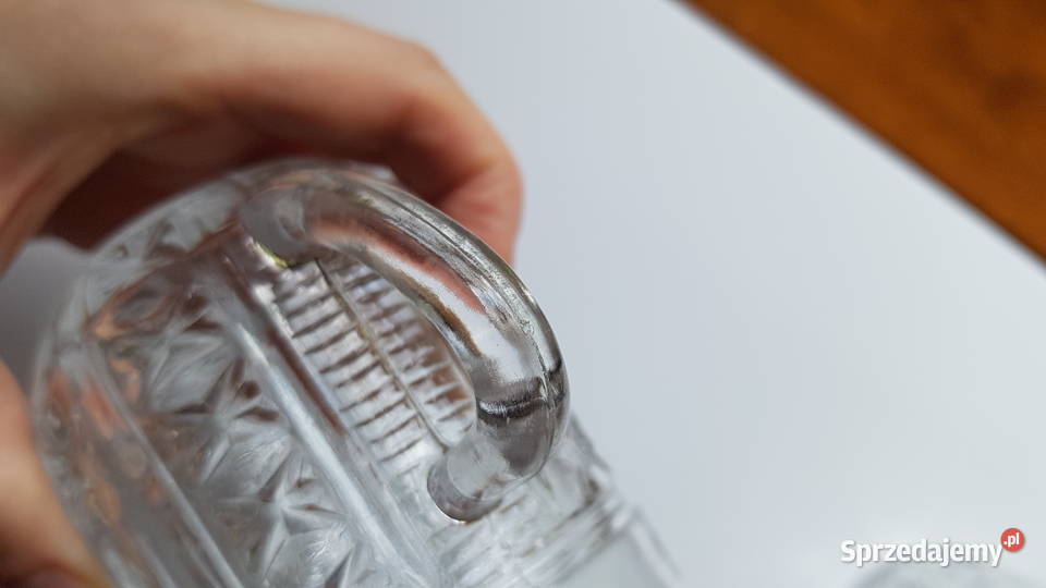 Stare szklane kufelki 4 x kufelek Dąbrowa Górnicza