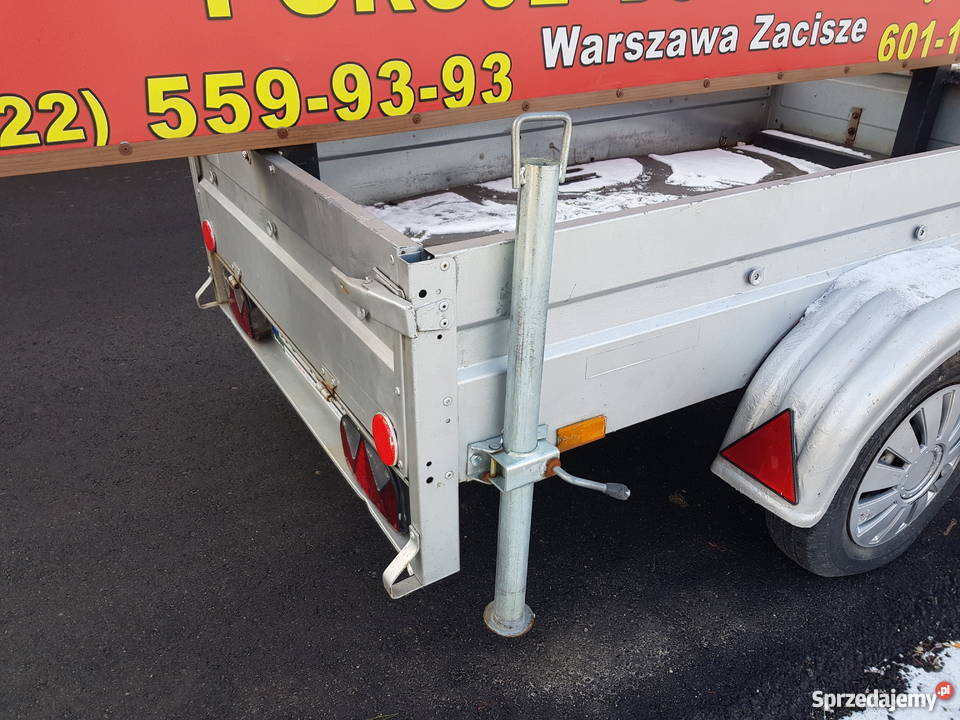 Przyczepa reklamowa mobilna wolno stojąca Hobby mazowieckie Warszawa