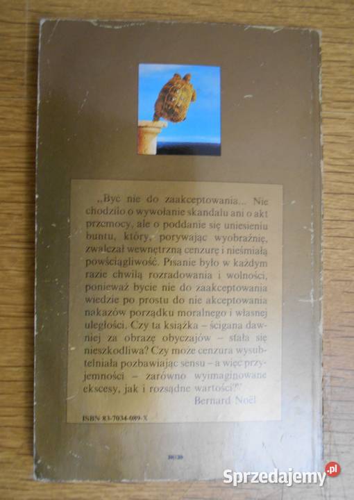 Bernard Noel Zamek Ostatniej Wieczerzy społeczno-obyczajowe Parczew