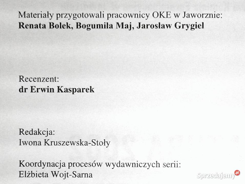 Matematyka Matura 2002 Iwona KruszewskaStoły Chełm