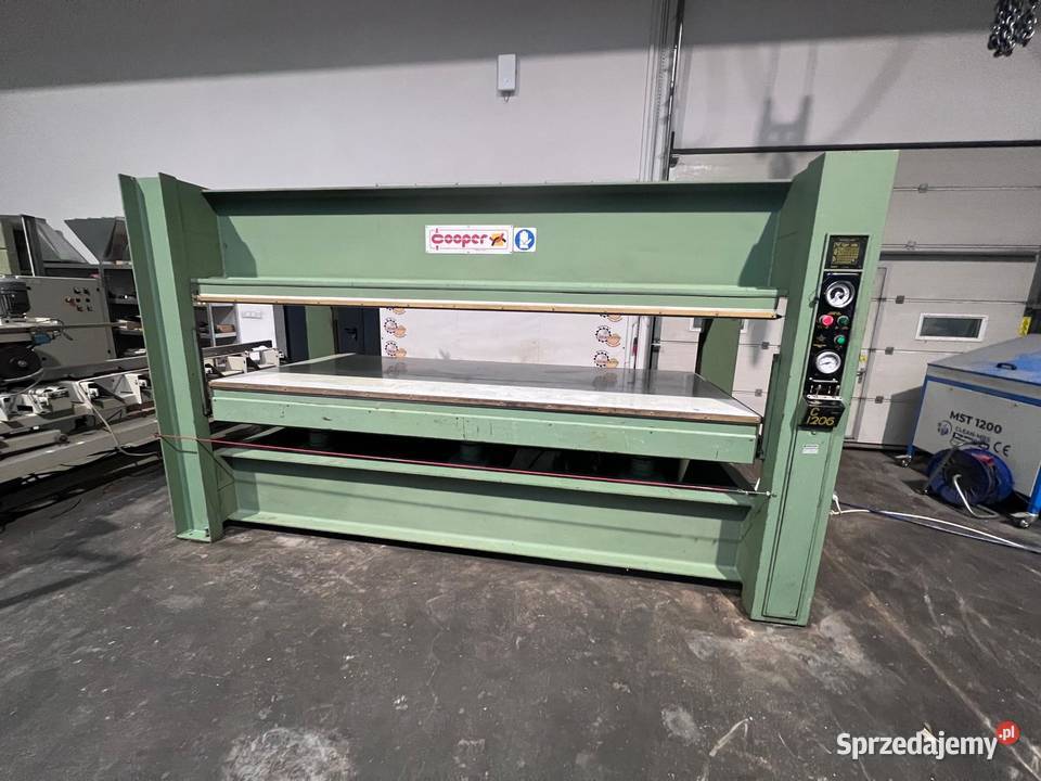 Prasa półkowa do fornirowania Cooper 30001300 Juszczyn sprzedam