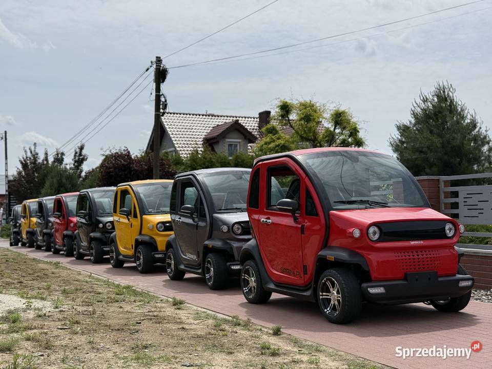 SARINI M1 LUQI EV400 samochody elektryczne w aluminiowe felgi Nakło nad Notecią