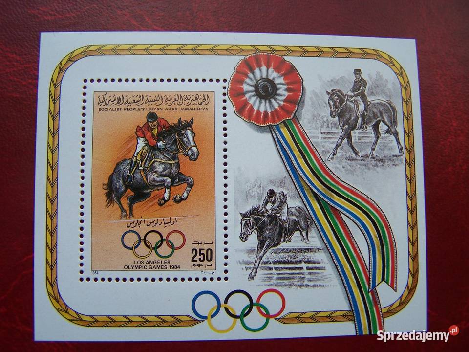 Libia 1984 MNH Sport Olimpiada Los Angeles 84 śląskie Tychy