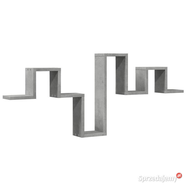 Półka wisząca szarość betonu 1045x10x43 WM840726 Warszawa sprzedam