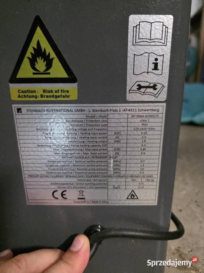 Steinbach MiniPompa Ciepła do Basenu 39 kW Łomianki