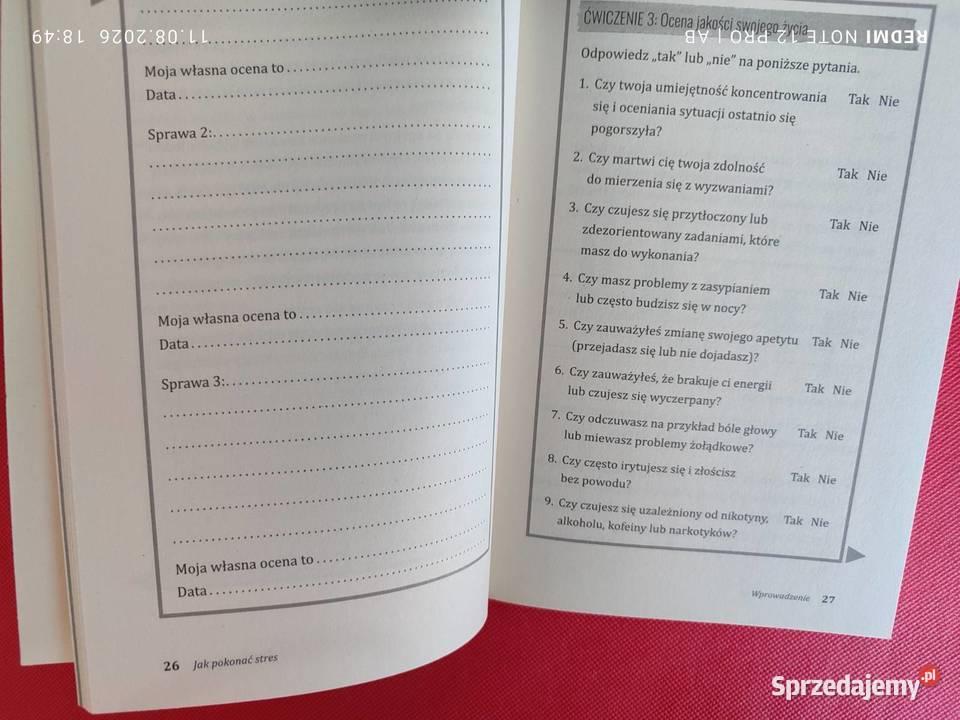 pokonać stres Joy Langley poradnik psychologia Poradniki, albumy i reportaże Katowice