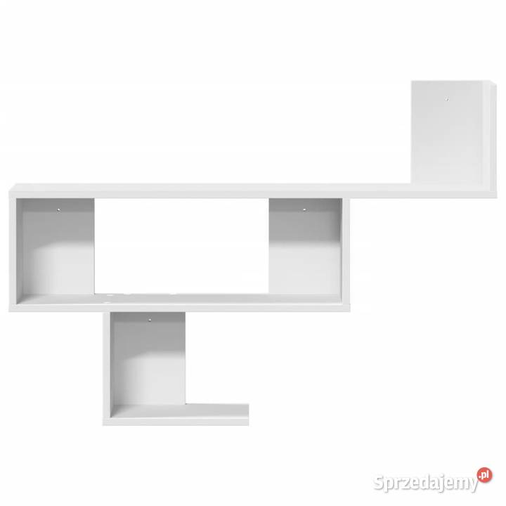 Półka ścienna biała 100x15x70 materiał Warszawa