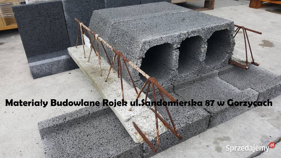 Kształtka betonowa nadprożowa U filarowa pustak Gorzyce