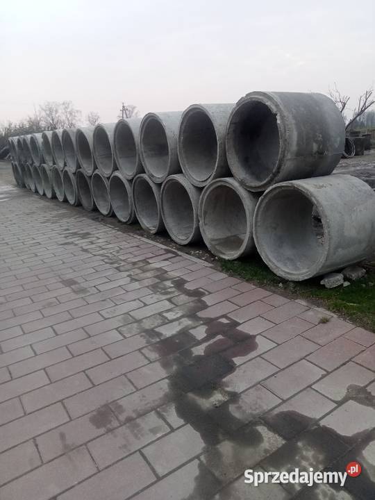 Kręgi i pokrywy betonowe 80x80 Kopanie Skrzydłowice