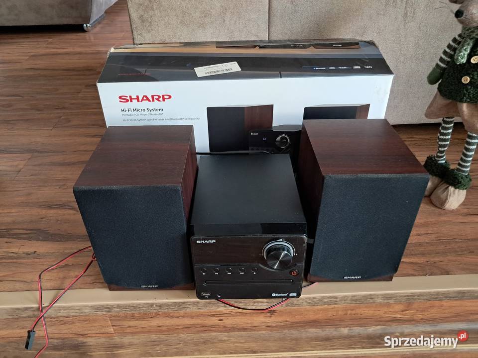 mini wieża SHARP XLB512 brązowa użyta kilka razy świętokrzyskie Sandomierz