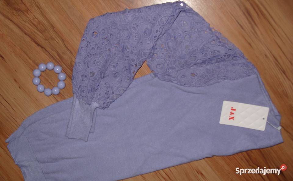 Wrzosowy sweterek JX Rękawki Gipiura ML Rawicz