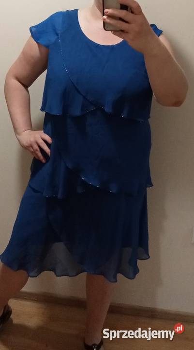 Sukienka z falbankami rozmiar 4648 Biecz