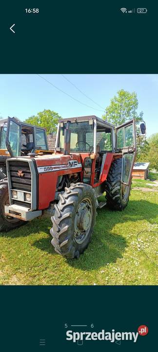 Massey Ferguson 595 MK II podlaskie Jasionowa Dolina