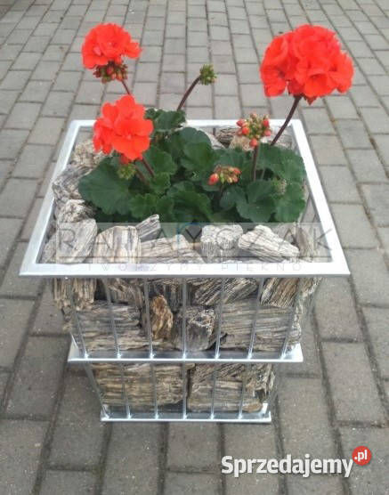 Donice z cortenu stalowe malowane i gabionowe Donice Łódź sprzedam