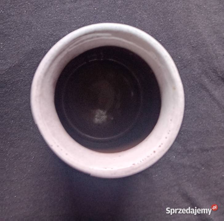 Wazonik Fat Lava Strehla DDR Sygnowany Koźminek