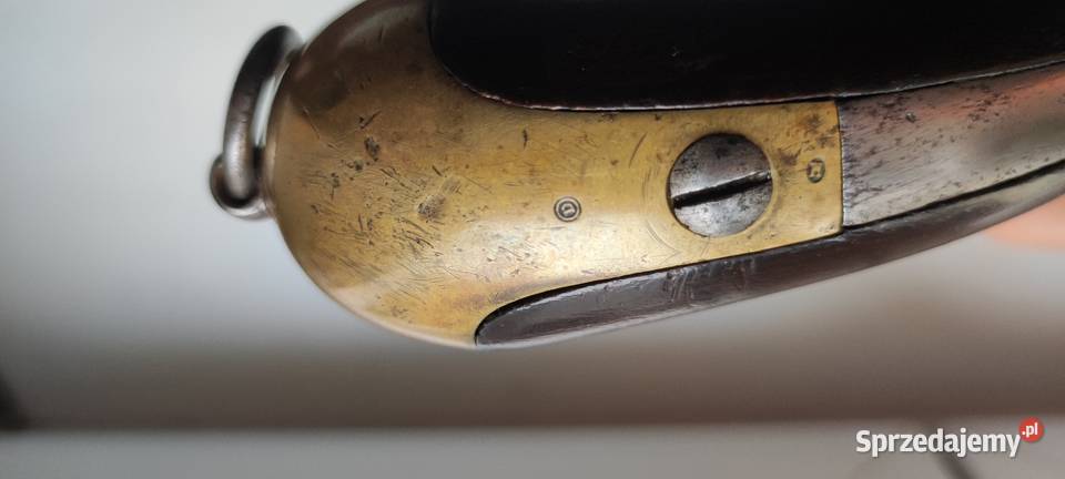 Stary pistolet Francja bojowy oficerski XIXw Wrocław sprzedam