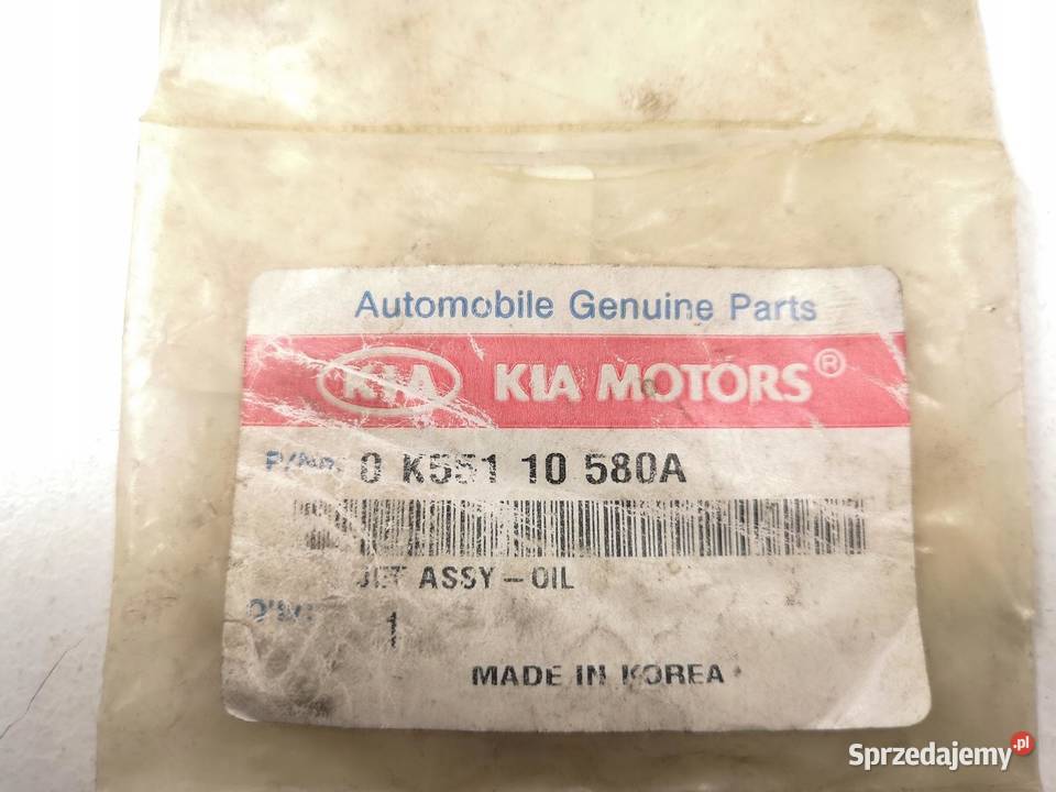 DYSZA NATRYSKU OLEJU KIA CARNIVAL 9905 29 CRDi