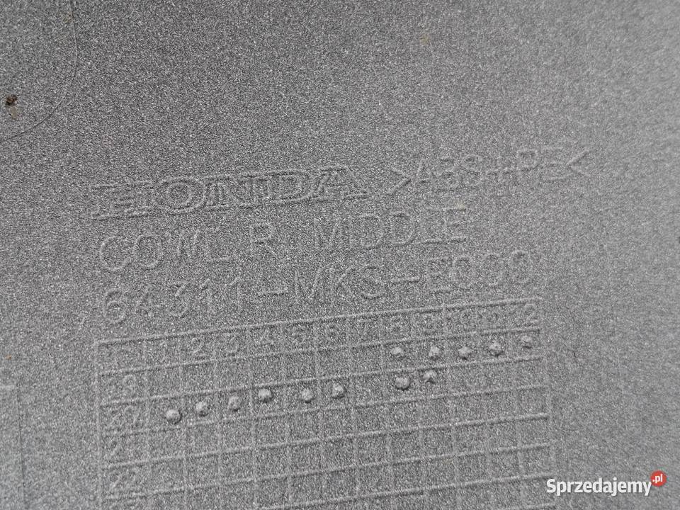 HONDA CRF 1100 AFRICA BOCZEK PRAWY OWIEWKA PRAWA lubuskie Bieleń sprzedam