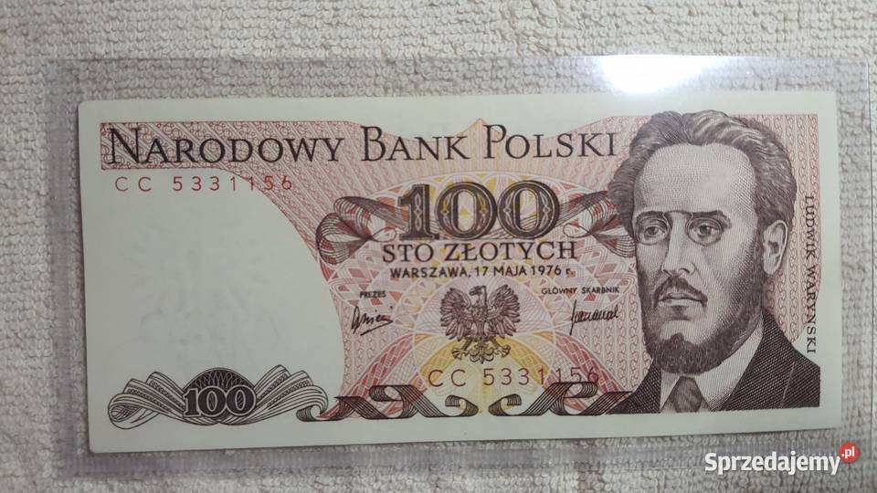 UNIKAT 100 złotych 1976 s CC Warszawa