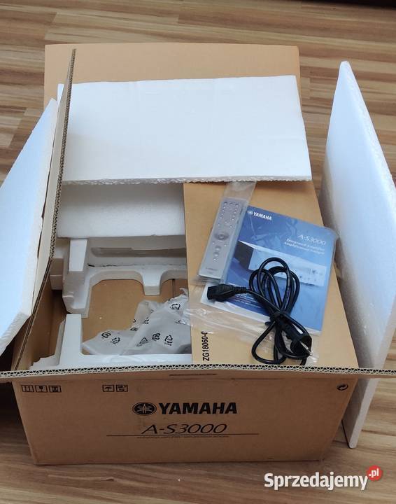 Yamaha as3000 1Własciciel komplet sklepowy Wzmacniacze i pokrewne mazowieckie Piastów