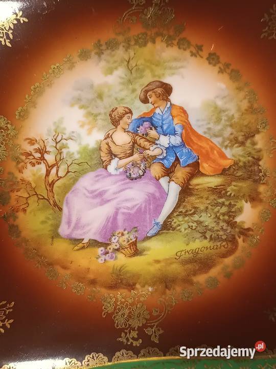 LENI PARBUS Rokokowa Patera Scenka Rodzajowa Zakopane sprzedam