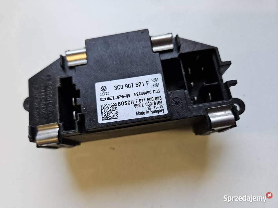 VW AUDI SEAT SKODA REZYSTOR DMUCHAWY NAWIEWU wielkopolskie Międzychód