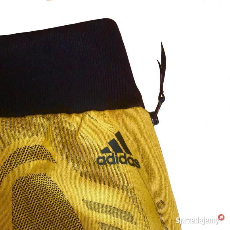 Adidasżółte spodnie z nadrukiemL Skarżysko-Kamienna