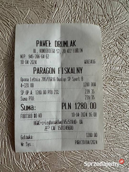 Opony Dunlop 20555r16 Opony i felgi