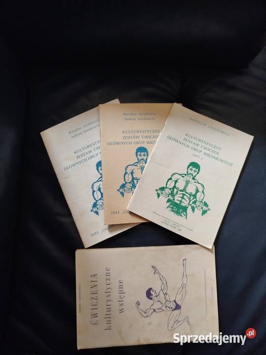 kulturystyczny zestaw ćwiczeń PRL 1987 retro Bolesławiec sprzedam