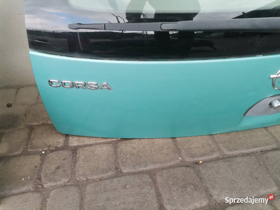 OPEL CORSA C KLAPA BAGAŻNIKA TYŁ TYLNA Z397 Rok produkcji 2002 sprzedam