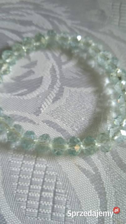BRANSOLETKA Z KORALIKÓW WODNYCH FALSETOWANYCH wielkopolskie Piła sprzedam