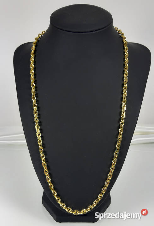 Nowy łańcuszek Jablonex 59 gruby pozłacany Łódź