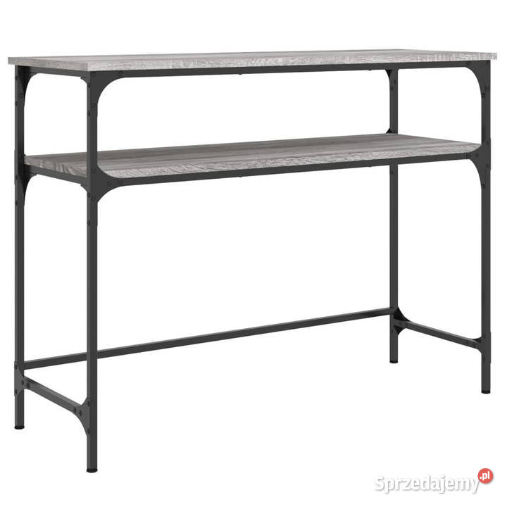 Stolik konsolowy szary dąb sonoma 100x355x75 Warszawa
