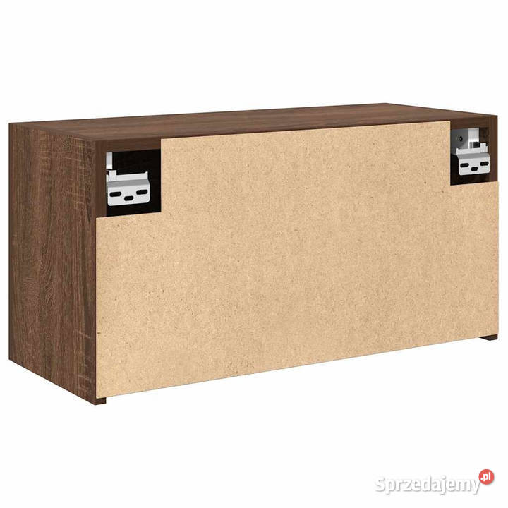 Wisząca szafka łazienkowa brązowy dąb 60x25x30 Łazienkowe Warszawa