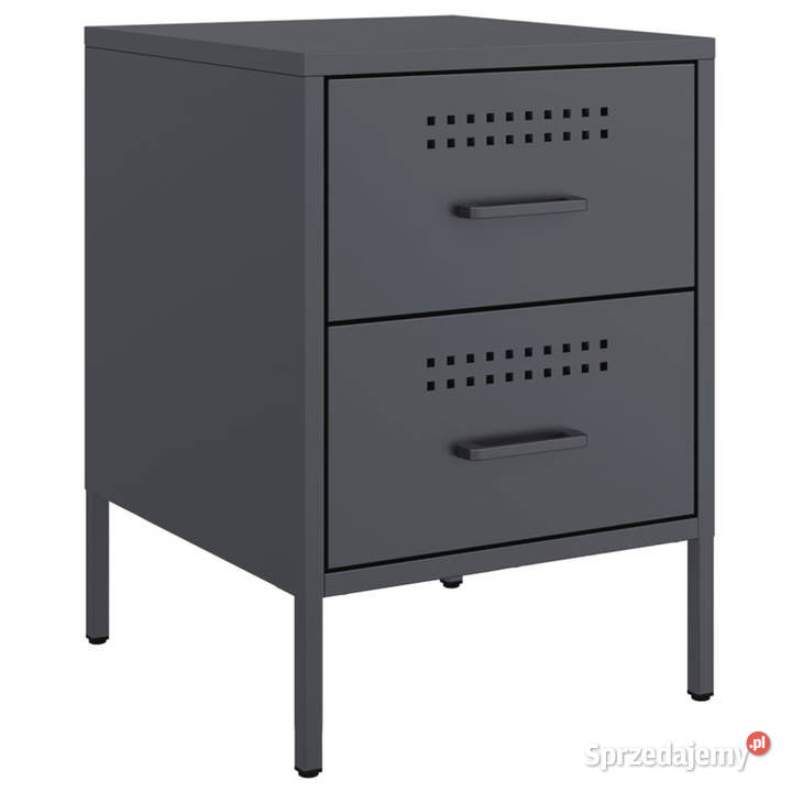 Szafka nocna antracytowa 36x39x505 stal WM842926 Warszawa