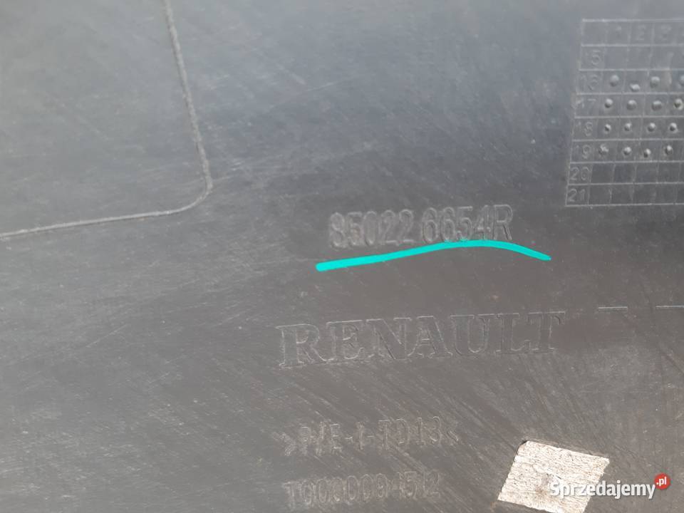 DACIA DOKER ZDERZAK TYŁ TYLNY PDC 850226654R Trzciel