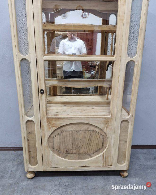 Ładna Dębowa Serwantka Ludwikowska AntykiMarki Marki
