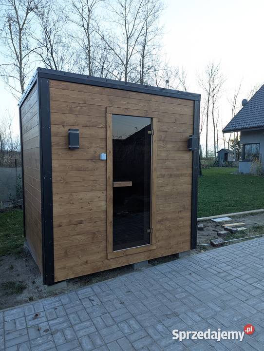 Sauna ogrodowa fińska premium izolowana 8kw Oleśnica
