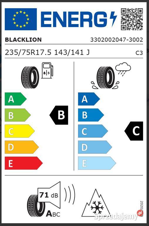 Opona naczepowa 23575 R175 BlackLion BT107 Nowa podkarpackie